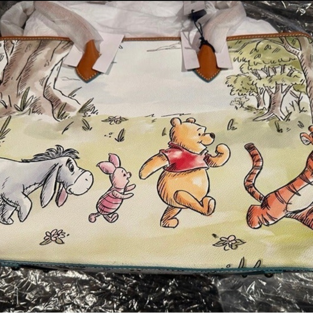 Nwt Dooney and Bourke Disney Winnie the Pooh annual pass holder tote